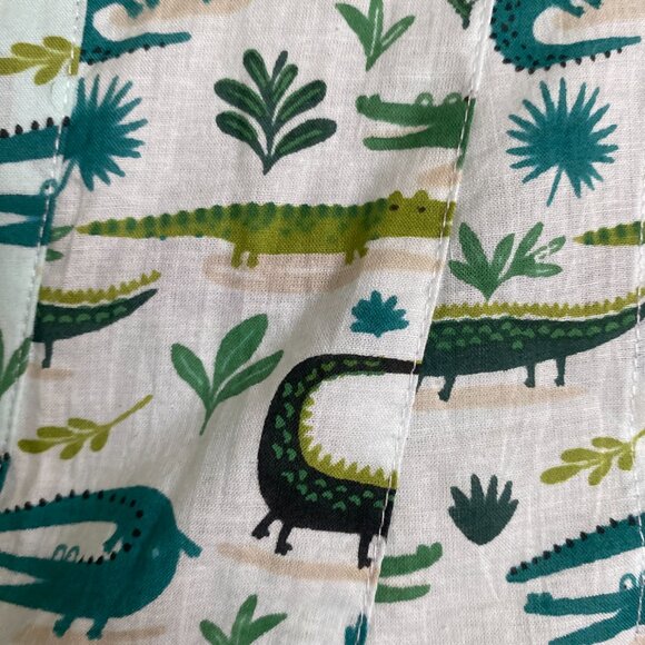 OM (Australian Brand) playful croc top. Sleeveless size 12/ Zoe top - Picture 4 of 14